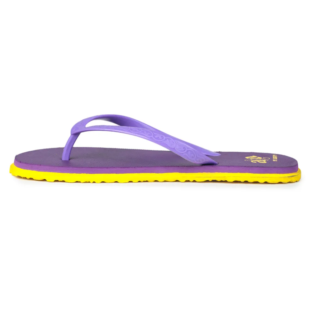 A-HA Casual Purple Flip-Flop For Women XL-HS02 By Liberty