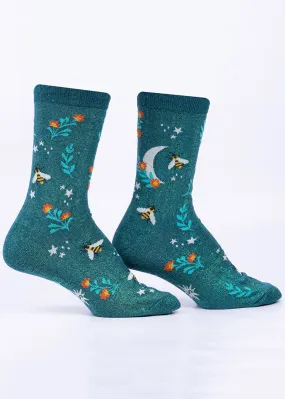 Bee Dazzling Metallic Women's Socks