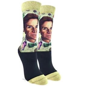 Bill Nye Active Fit Socks Women's Crew Sock