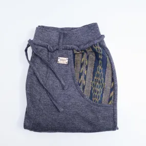 Camden Joggers - Loungewear with Vintage Detail- Blue/Yellow