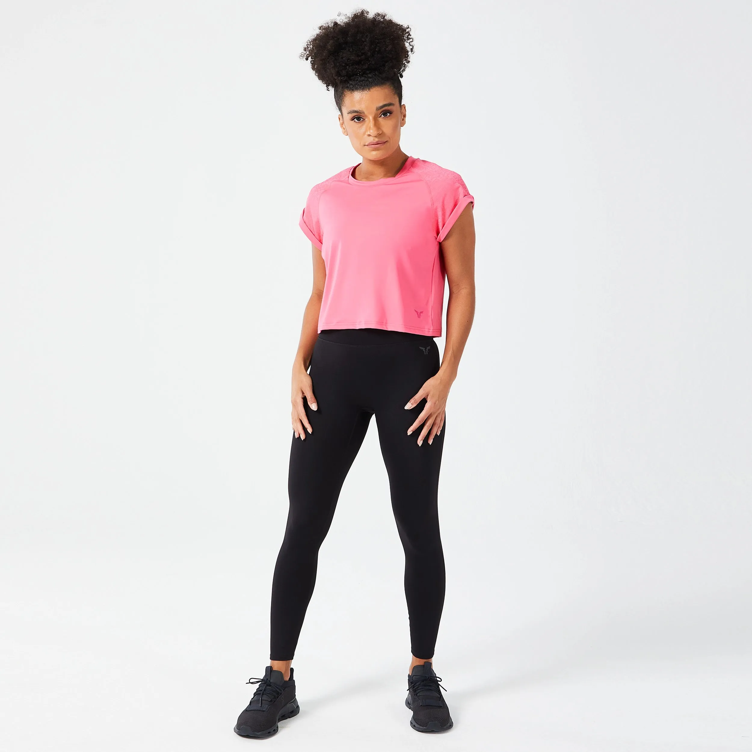 Code Boxy Tee - Hot Pink