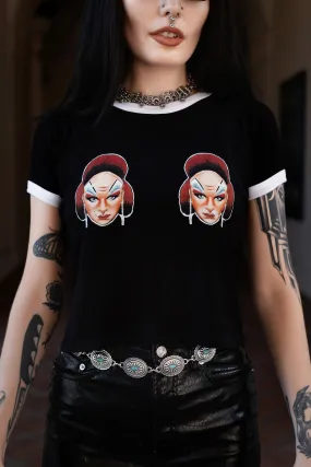 Divine Boobs- Ringer Tee