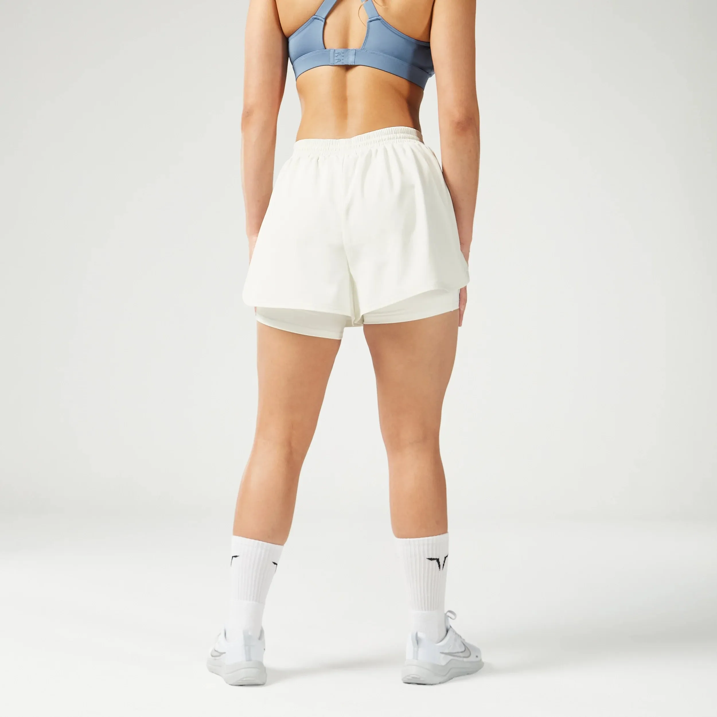 Essential 2-in-1 Shorts - Pearl White