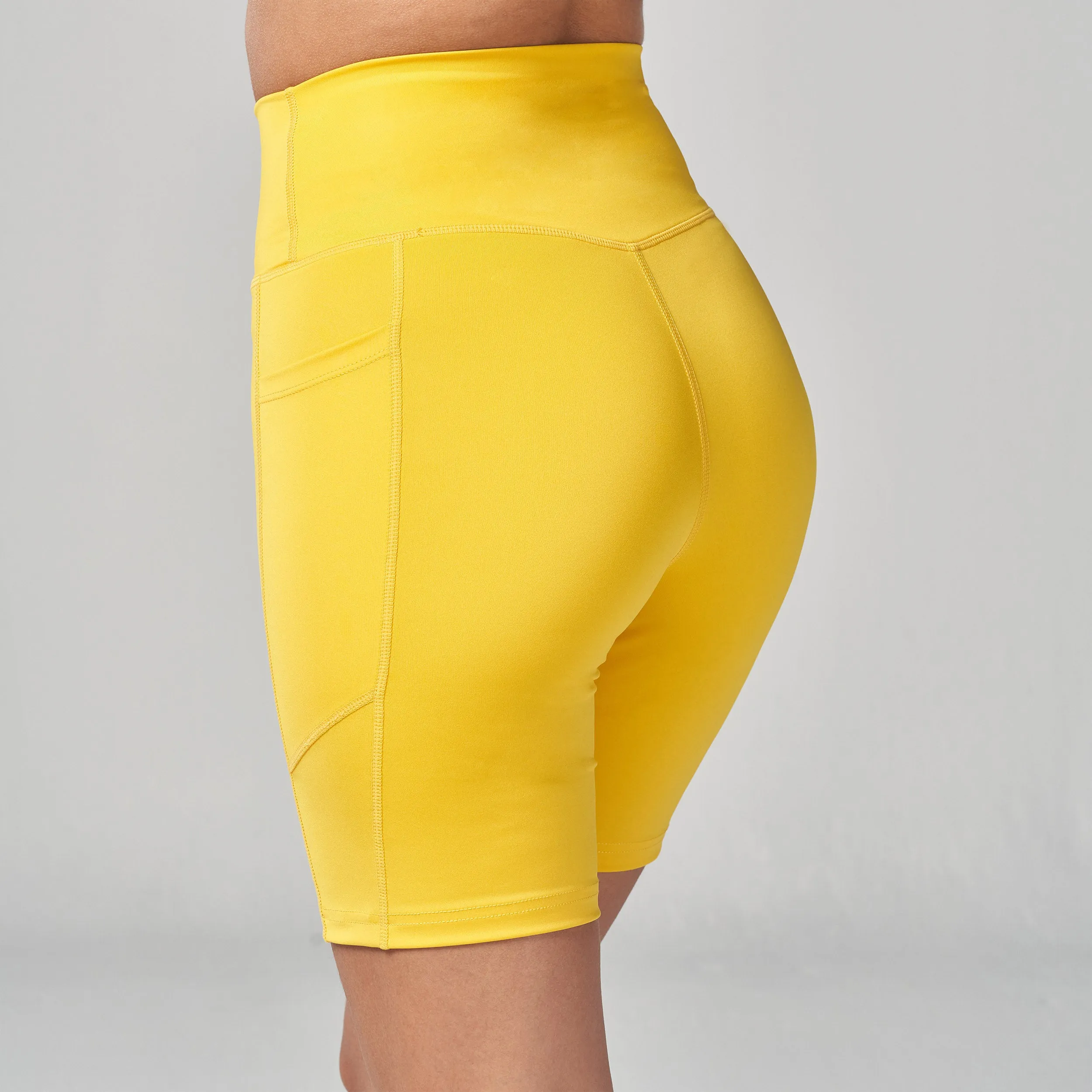 Essential 7'' Cycling Shorts - Yellow