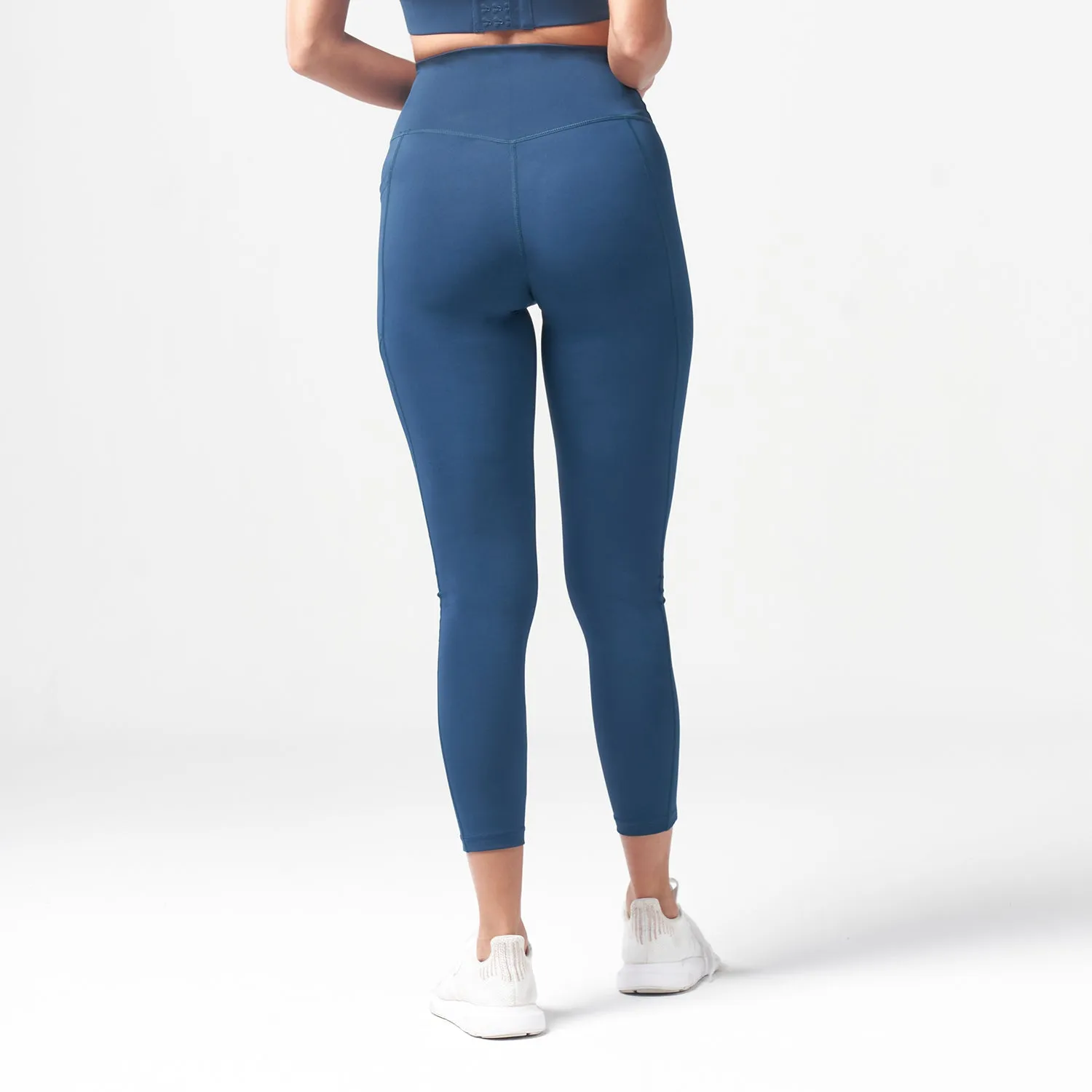 Essential Cropped Leggings 24" - Teal