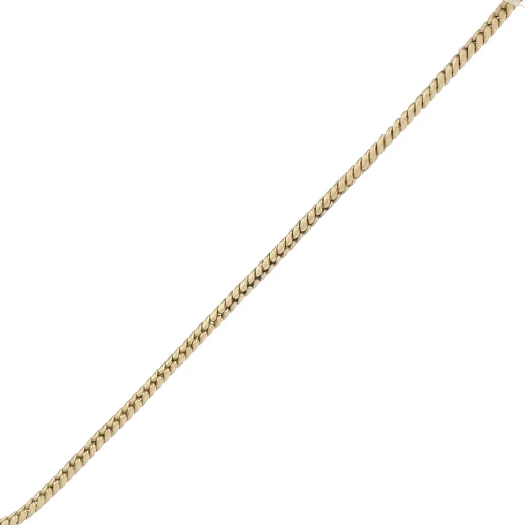 Estele - Gold Plated Chain with Evil Eye Snake Pendant for Women / Girls