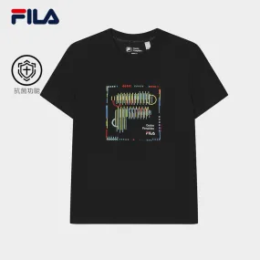 FILA CORE LIFESTYLE HERITAGE Women Short Sleeve T-shirt (Black)