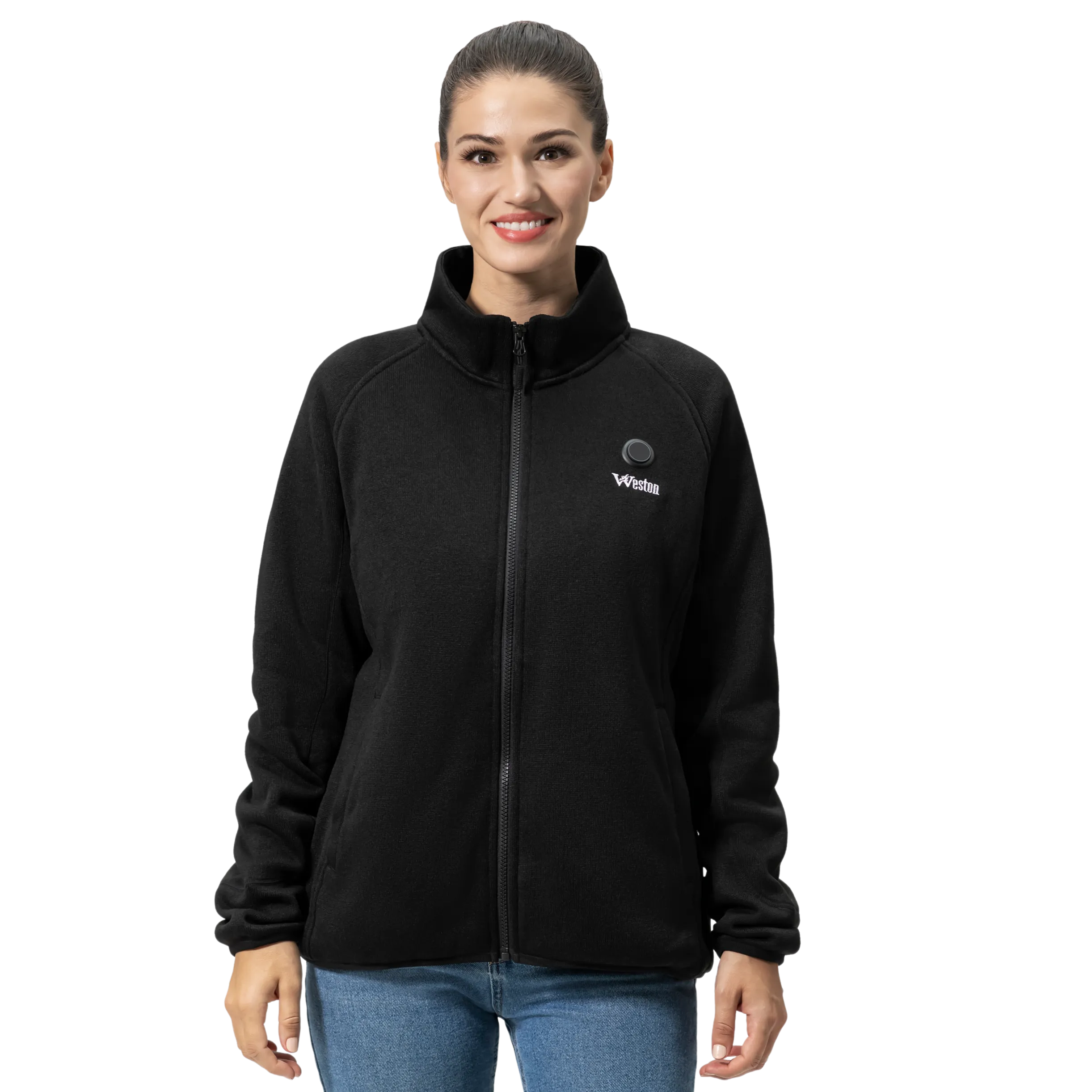 Womens Cozy Heated Fleece Jacket