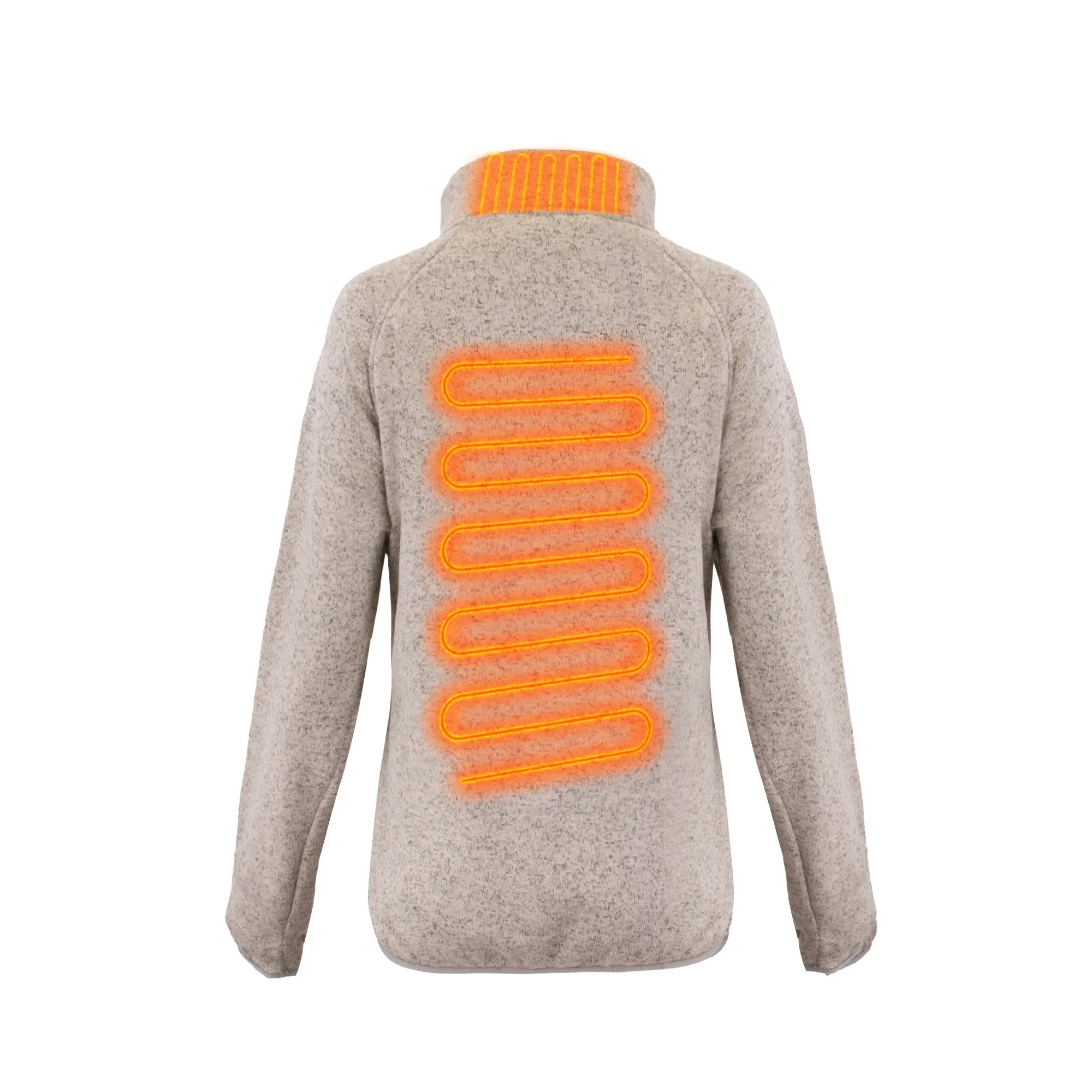 Womens Cozy Heated Fleece Jacket