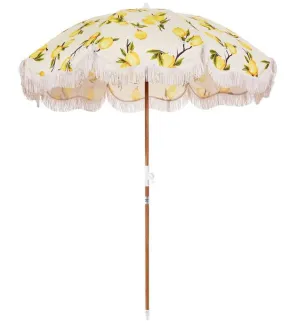 Holiday Beach Umbrella - VINTAGE LEMONS