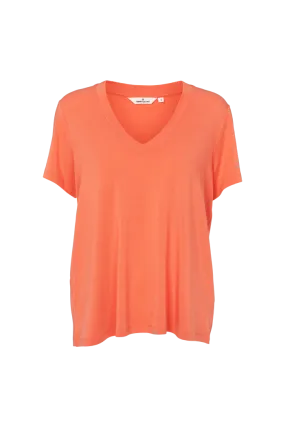 Joline V-neck - Tomato