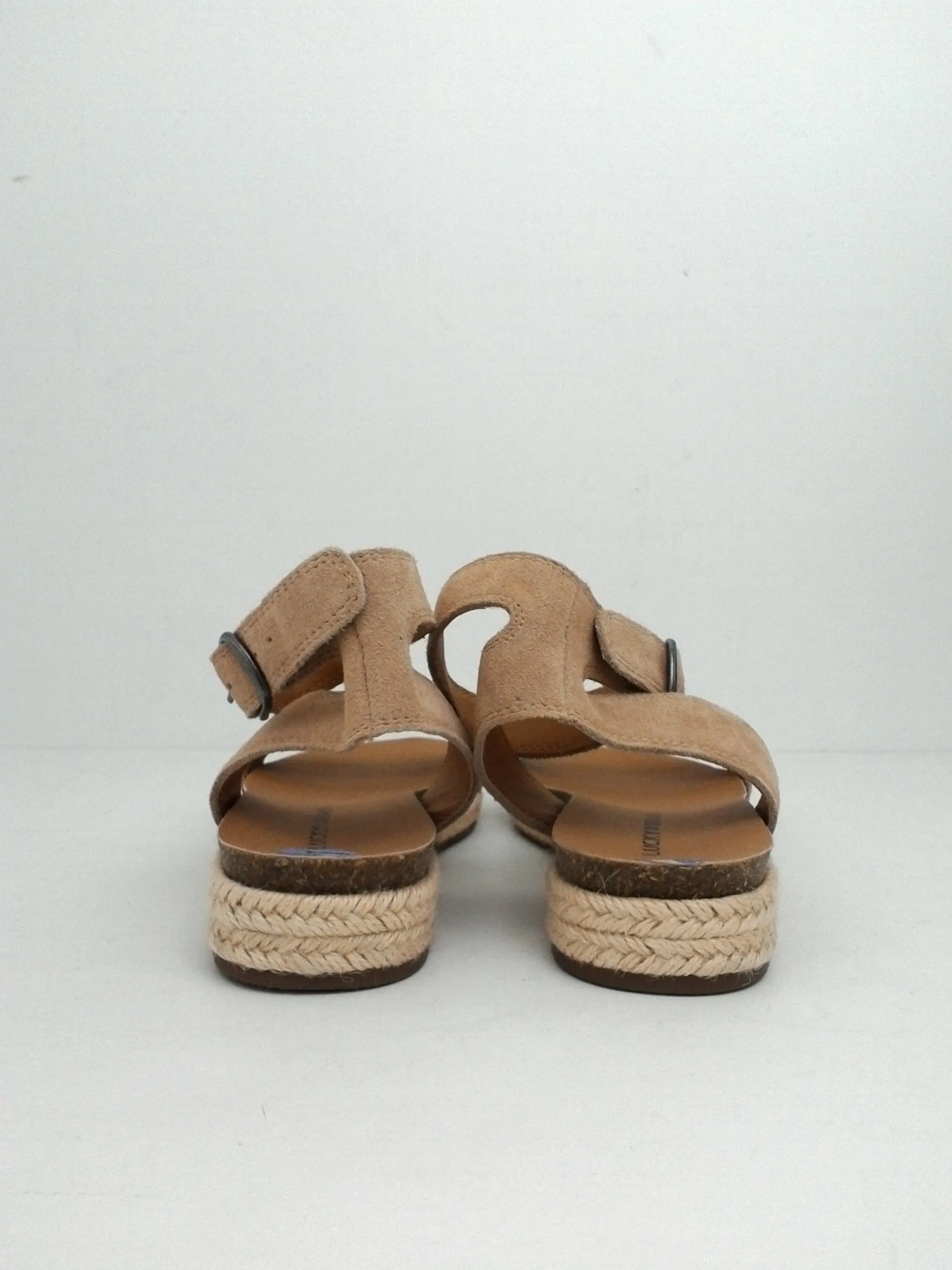 Lucky Brand Women's Natural/Nude Sandal Size 7