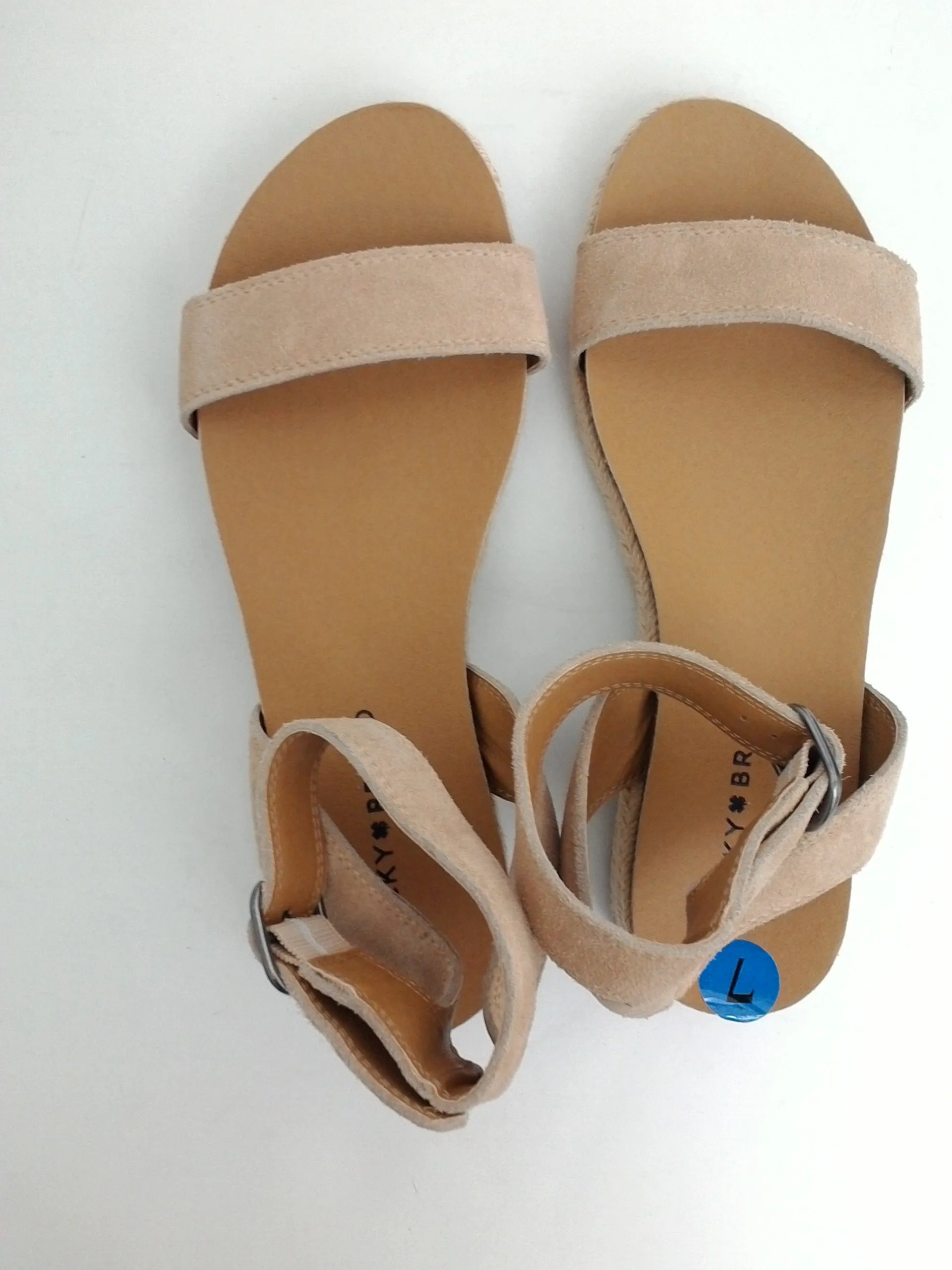 Lucky Brand Women's Natural/Nude Sandal Size 7