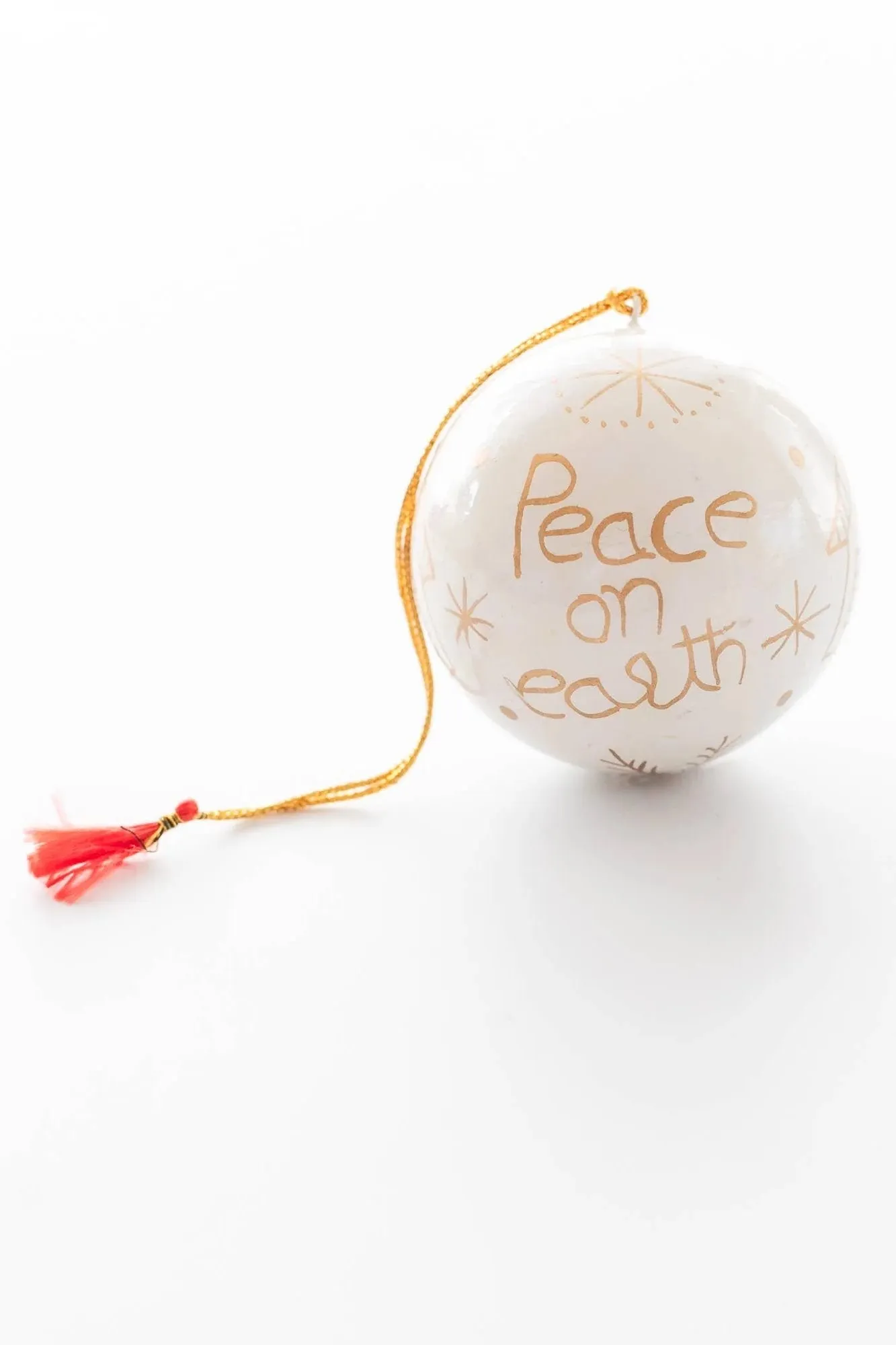 Peace on Earth Ornament