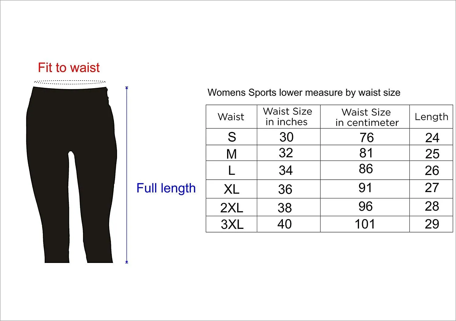 Power Double (Dual Pocket) Women 3/4TH LEGGING (High Rise Waistband with hydro-dry Tech)