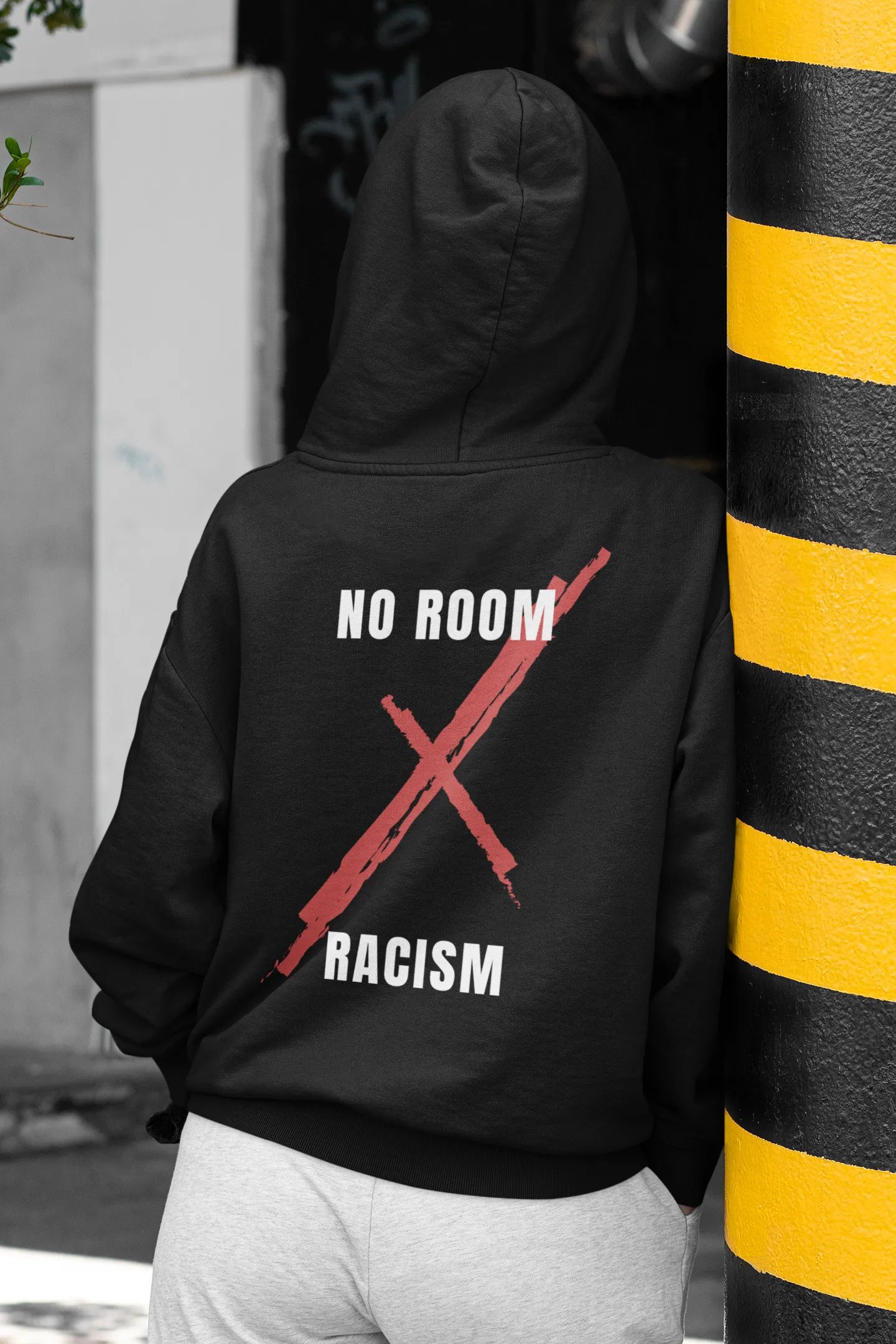 RiSE No room for Racism Hoodie for Women