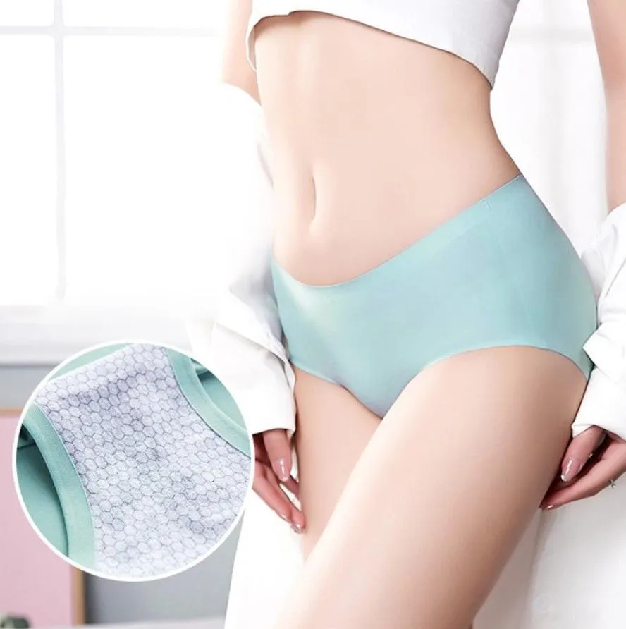 Women Ice Silk Fancy Panty