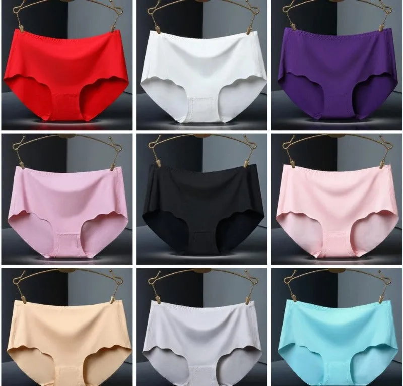 Women Ice Silk Fancy Panty